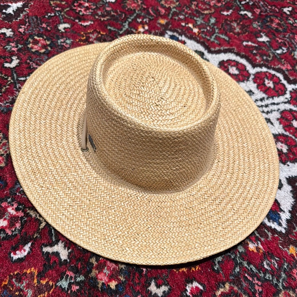 GIGI PIP Tan Wide-Brim Hat for Sun Protection
